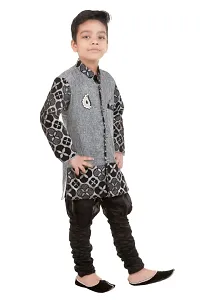 Fashion GARMENTS Fancy Cotton Comfortable Boys Kurta Payjama Set For Your Prince-thumb3