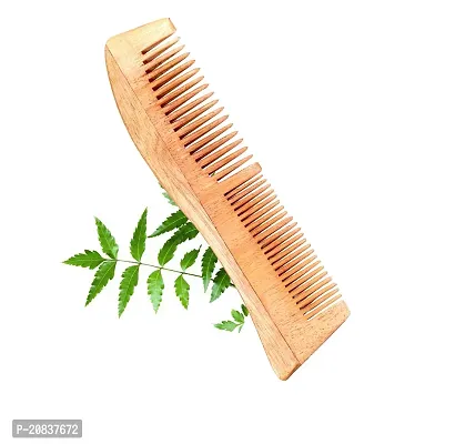 Organic Neem Wood Comb Natural Eco Friendly Anti-Bacterial comb-FLP- 54