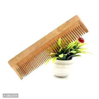 Organic Neem Wood Comb Natural Eco Friendly Anti-Bacterial comb-FLP- 61