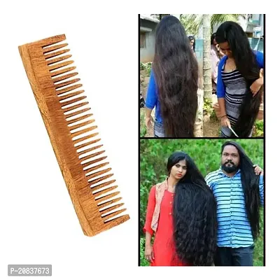 Organic Neem Wood Comb Natural Eco Friendly Anti-Bacterial comb-FLP- 55