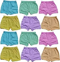 Kids/Baby Girls/Boys Cotton Panty/Panties Pure 100% Multicolored Blommers Children Assorted Coloured Frozen Printed Hipster Regular fit Undergarment Shorty Innerwear Drawer Trunks-thumb1