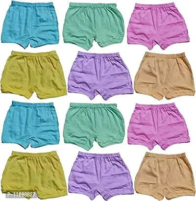 Kids/Baby Girls/Boys Cotton Panty/Panties Pure 100% Multicolored Blommers Children Assorted Coloured Frozen Printed Hipster Regular fit Undergarment Shorty Innerwear Drawer Trunks-thumb2