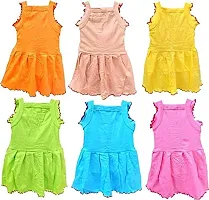 TohuBohu These Baby/Kids Flower Frocks are Made by Soft Hosiery Cotton Fabric.-thumb3