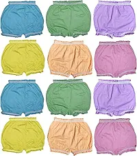 Kids/Baby Girls/Boys Cotton Panty/Panties Pure 100% Multicolored Blommers Children Assorted Coloured Frozen Printed Hipster Regular fit Undergarment Shorty Innerwear Drawer Trunks-thumb1