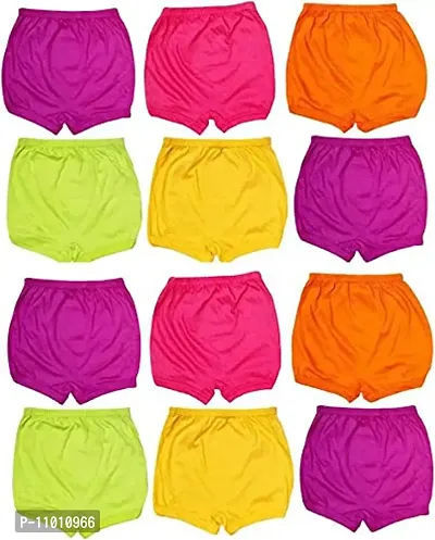 TohuBohu Kids/Baby Girls Cotton Panties Pure 100% Multicolored Blommers Children Assorted Coloured Frozen Printed Hipster Regular fit Undergarment Shorty Innerwear-thumb2