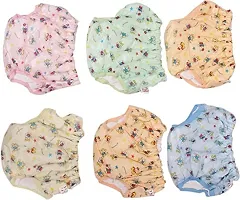 Welo Baby Cotton Printed Pants (Pink, Peach, Blue, Yellow, Green)-thumb1