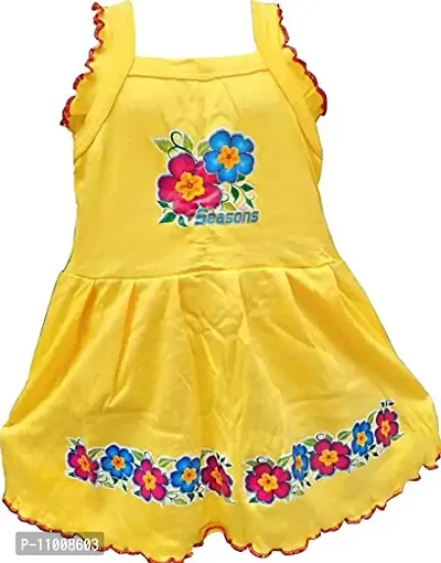 TohuBohu These Baby/Kids Flower Frocks are Made by Soft Hosiery Cotton Fabric.-thumb2