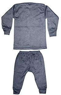 TohuBohu Baby/Kids Thermal Inner Suit Set, Innerwear Winter Wear Thermal Full Pants for Kids Bottoms Warmer Daily Inner Wear Woolen, Insider Kids Thermal/Winter Wear/Warmer for Girls and Boys.-thumb1