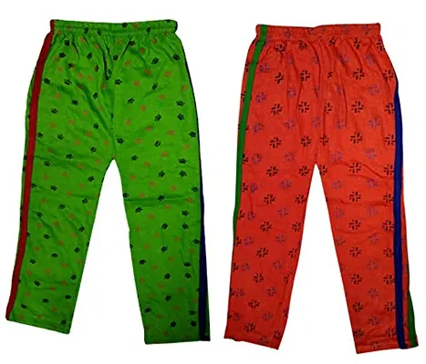 TohuBohu Kids Children Cotton Regular fit fauji Printed Summer Trackpant Pajama/Pyjama/Lower Pant Trousers for Boys/Girls-thumb2
