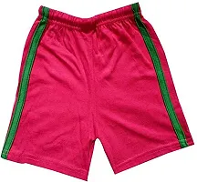 TohuBohu Kids Unisex Sports Cotton Printed Regular fit Summer Knit Shorts (Multicolor)-thumb1