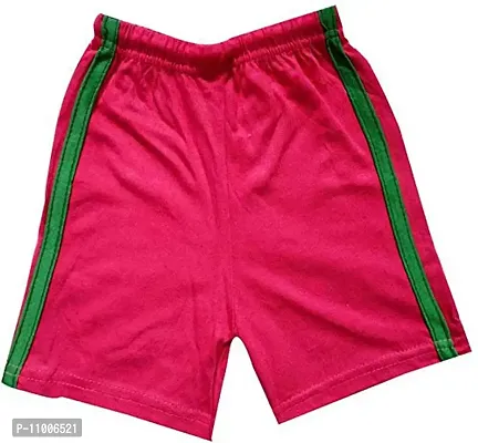 TohuBohu Kids Unisex Sports Cotton Printed Regular fit Summer Knit Shorts (Multicolor)-thumb2