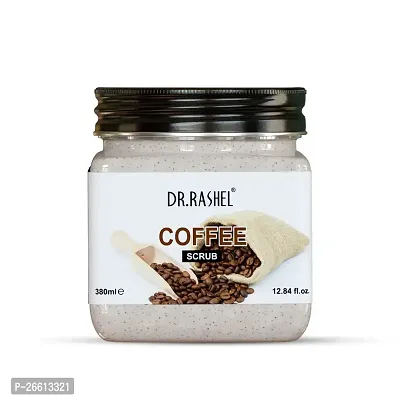 Dr Rashel Coffee Scrub Face Body Re Sculpting Scrub For Brightening Vitamin Dark Circle 380 Ml