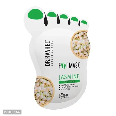 Dr Rashel Jasmine Peeling Mask For Cracked Feet Dead Skin Remover Heel Peel Pedicure At Home Foot Care Lavender Exfoliant Foot Crack Mask With Moisturising Agents
