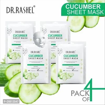 Dr Rashel Cucumber Sheet Mask With Serum That Moisturizing Soothing And C 20G X 4-thumb0