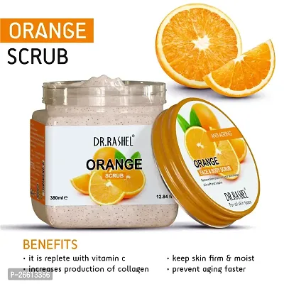 Orange Scrub Antiageing Lightening And Moisturize Tan Removal 380 Ml-thumb0