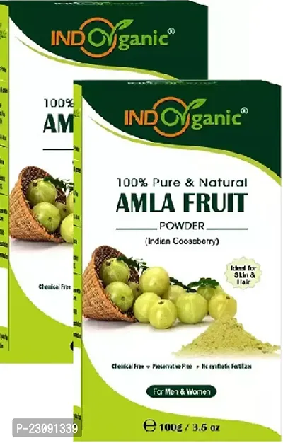 Natural And Organic Amla Indian Gooseberry Powder For Hair Care Mask and Skin, 100g