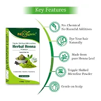 Natural Care From Herbal Henna Powder With Henna, Amla, Shikakai, Reetha,Brahmi, Fenugreek and Tulsi Powder For Hair Colour And Conditioning - 200g-thumb1