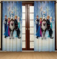 Pack of 1 Pc of 3D Design 5 Feet Curtain-thumb1