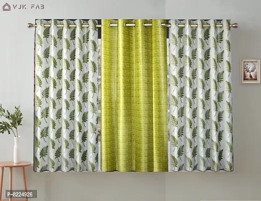 Pack of 3 Pcs of 5 feet Curtains
