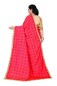 Sanwariya Silks Women's Sana Silk Saree With Unstitched Blouse Piece (Panetar Red)-thumb1