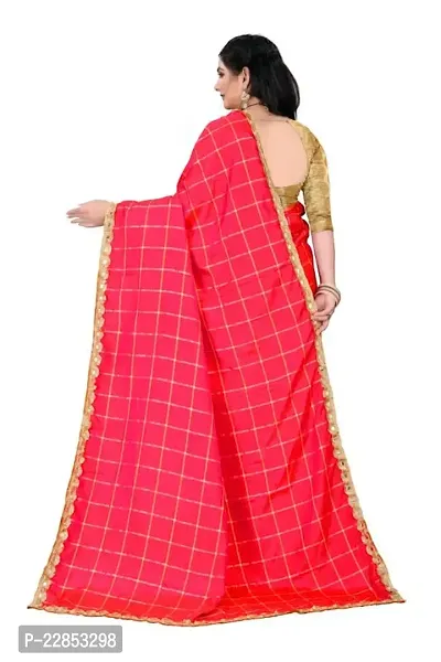 Sanwariya Silks Women's Sana Silk Saree With Unstitched Blouse Piece (Panetar Red)-thumb2