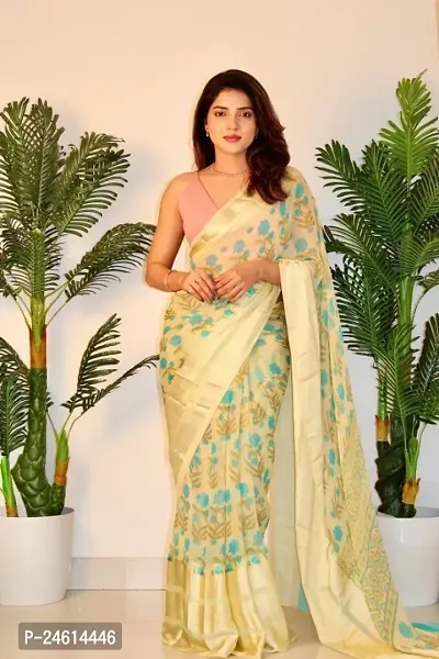 Classic Georgette Saree with Blouse Piece For Women
