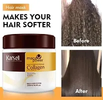 Karseell Shampoo and Conditioner Set Shampoo and Hair Mask Set Deep Treatment Argan Oil Coconut Protein Herbal Collagen Keratin Sulfate Free for Dry or Damaged Hair 16.90oz 2PCS-thumb2