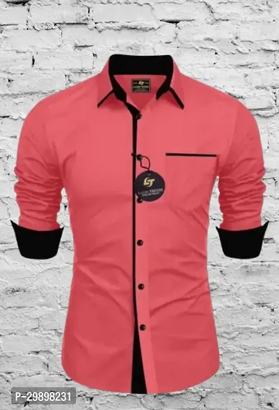 Stylish Cotton Solid Shirts for Men-thumb0