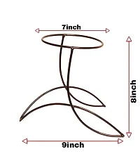 LuxuriumDecor Metal Plant Stand/Pot Stand -9 inches for Outdoor Plants | Plant Stand for Balcony | Planter Stand | Gamla Stand | Premium and Strong Metal Stand for Plants-thumb4