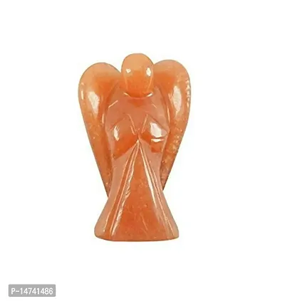 Astroghar Natural Red Aventurine Crystal Guardian Angel for Reiki Healing-thumb0