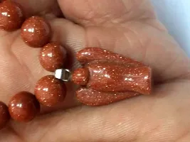 Astroghar Gold Stone agnel powerd 8 mm Bracelet-thumb2