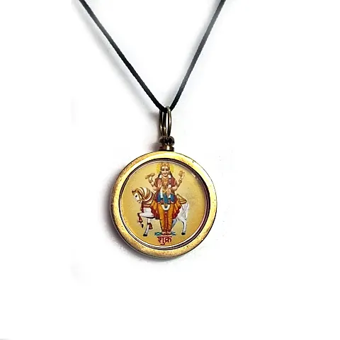 ASTROGHAR Shri Shukra Graha yantra Brass pendant For Men Women