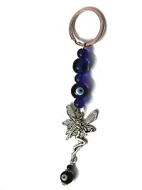 Astroghar Evil Eye Lucky Protection Angel Chram Crystal Key Chain Key Ring For Your Car And Home-thumb3