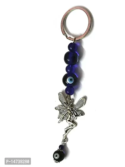 Astroghar Evil Eye Lucky Protection Angel Chram Crystal Key Chain Key Ring For Your Car And Home-thumb4