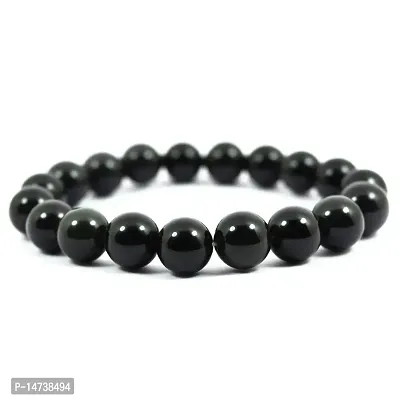 Real Black Tourmaline 8 mm Stretch Bracelet