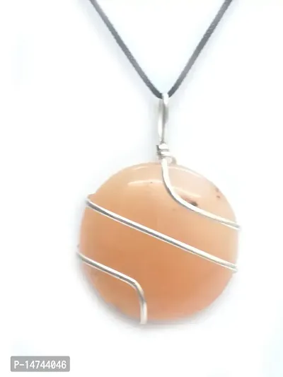 Orange Aventurine Crystal Point Necklace, Your Choice of Gold or Silver Cap  - Etsy