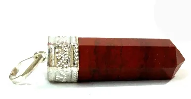 Astroghar Red Jasper Pencil Shaped Pendant for Men  Women-thumb1