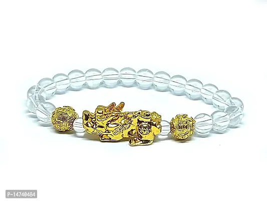 ASTROGHAR Pi Yao Pixiu Gold Plated Charm Protection Bracelet For Men And Women