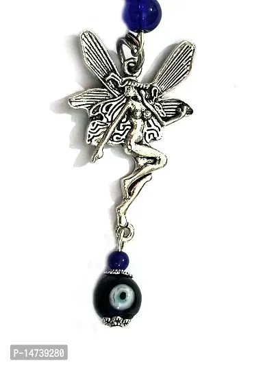 Astroghar Evil Eye Lucky Protection Angel Chram Crystal Key Chain Key Ring For Your Car And Home-thumb2