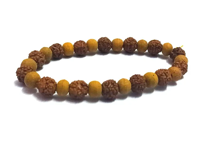 Astroghar Turmeric Haldi and Rudraksha Bracelet for Men and Women