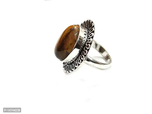 Tiger Eye Oval Shape 925 Sterling Silver Rings for Women at Rs 1200 in  Jaipur