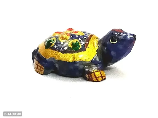 Astroghar Lapis Lazuli Crystal 35 mm Mini Poket Tortoise for Reiki Healing and Peace