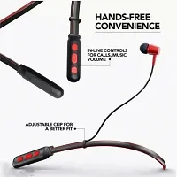 Bluetooth 5.0 Earphones, In-Ear Headphones with Mic, Clear Calls, IPX4 Water Resistant Neckband, Voice Assistance, Magnetic Earbuds  Fast Charging-thumb3