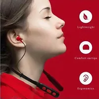 Bluetooth 5.0 Earphones, In-Ear Headphones with Mic, Clear Calls, IPX4 Water Resistant Neckband, Voice Assistance, Magnetic Earbuds  Fast Charging-thumb3