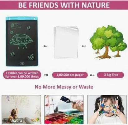 LCD Writing Pad with Screen 21.5cm (8.5-inch) for Drawing, Playing, Handwriting Gifts for Kids  Adults, Indias first notepad to save and share your childs first creatives (multicolor)-thumb3