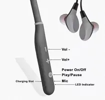 Bluetooth Wireless Earphones with Mic, 24Hrs Playback, 13mm Driver, Deep Bass, Fast Charging-thumb1