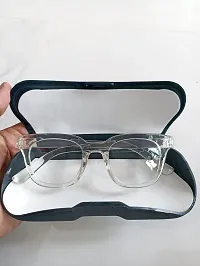 Blue Light Blocking Computer Glasses Gaming Filter Transparent Square Eyeglasses for Eye Protection Men and Women.-thumb2