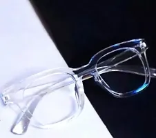 Blue Light Blocking Computer Glasses Gaming Filter Transparent Square Eyeglasses for Eye Protection Men and Women.-thumb2