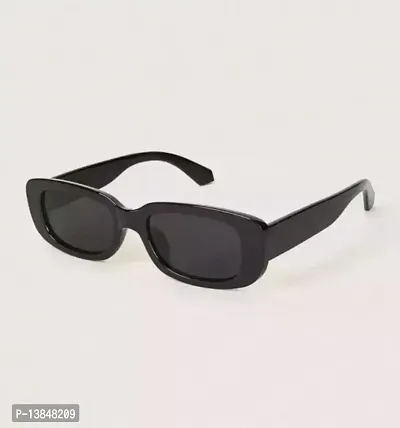 2024 Retro Rectangle Sunglasses Men Women's Brand Designer Men's Sun Glasses  Female Black Eyewears Vintage Lentes