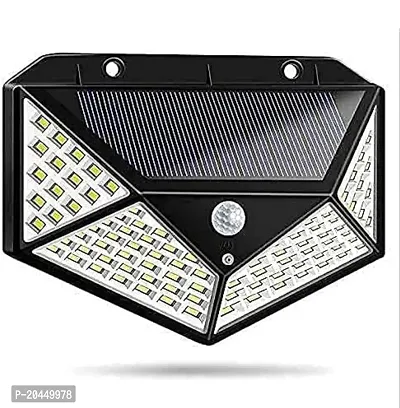 100-LED Motion Sensor Outdoor Light IP65 Waterproof Wireless Led Solar Outdoor Lights Bright for Backyard Garden Fence Patio Front Door Garage Deck Pathway Porch-thumb0